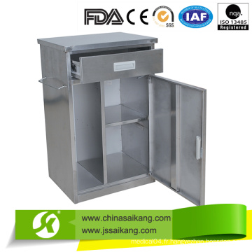 Cabinet de chevet de l&#39;hôpital en acier inoxydable Saikang (CE / FDA / ISO)